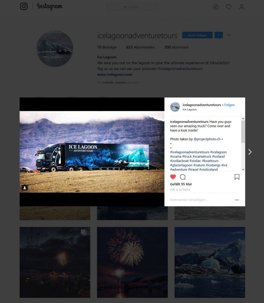 nstagram Post projectphoto - Icelagoonadventuretours